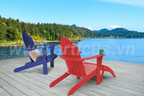 Ghế Gỗ Adirondack Thư Giãn Ngoài Trời RASF-201-NEW