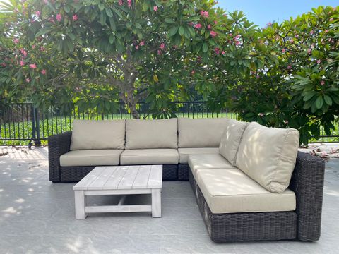 Bộ Sofa Góc Mây Nhựa Lắp Ráp RASF-210
