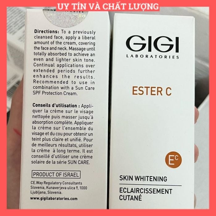 68 - Kem dưỡng trắng da Gigi Ester C Skin Whitening 20ml