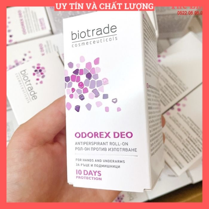 LĂN KHỬ MÙI NGĂN NGỪA MỒ HÔI, KHÔ THOÁNG, HƯƠNG THƠM DỄ CHỊU ODOREX DEO BY BIOTRADE