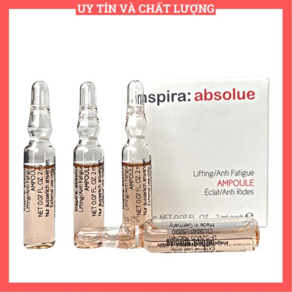 169 - Tinh Chất Làm Săn Chắc Da, Nâng Cơ Cao Cấp Inspira: Absolue -  Lifting Effect Fatigue Ampoule full