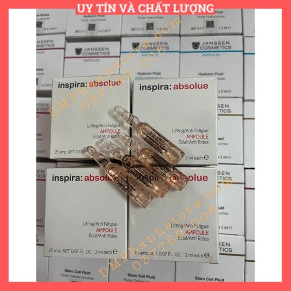 169 - Tinh Chất Làm Săn Chắc Da, Nâng Cơ Cao Cấp Inspira: Absolue -  Lifting Effect Fatigue Ampoule
