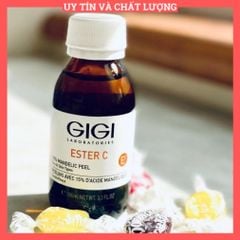 80 - Tinh Chất Làm Trắng Đều Màu,Trẻ Hoá Da Gigi Peel Ester C Mandelic 15% 10ML