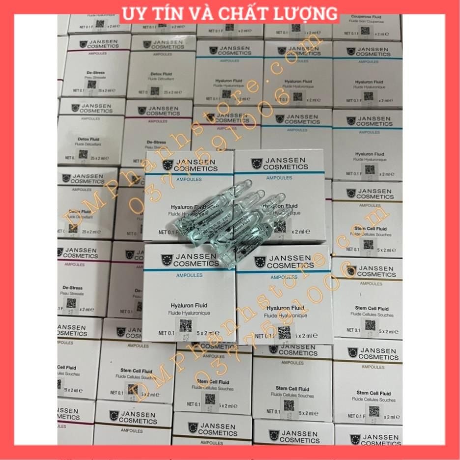 165 - Tinh chất dưỡng ẩm, cấp ẩm cho da khô - Janssen Cosmetics Hyaluron Fluid