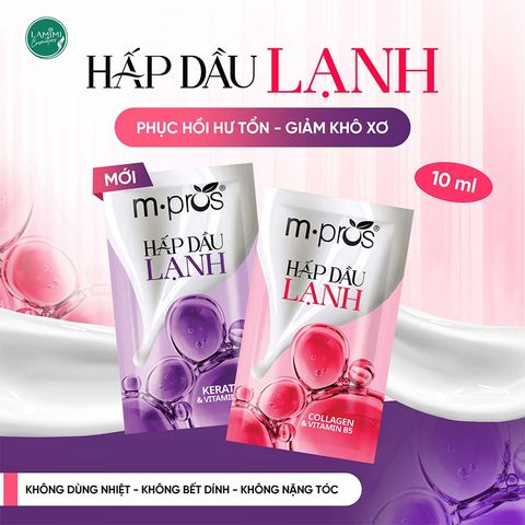  Hấp Dầu Lạnh M.pros Phục Hồi Tóc Hư Tổn 