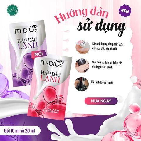  Hấp Dầu Lạnh M.pros Phục Hồi Tóc Hư Tổn 