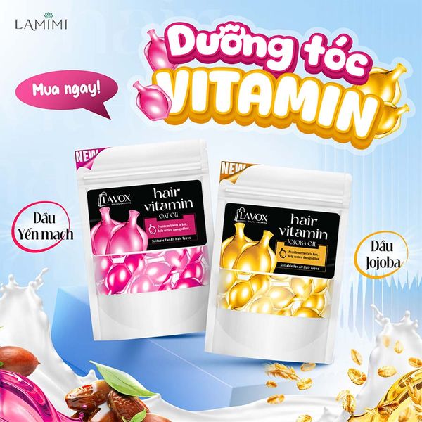  Viên Dưỡng Tóc Vitamin Lavox Online Shopping - Dầu Jojoba 