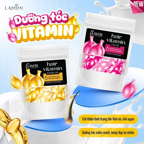 Viên Dưỡng Tóc Vitamin Lavox Online Shopping - Dầu Jojoba 