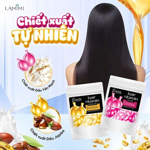  Viên Dưỡng Tóc Vitamin Lavox Online Shopping - Dầu Jojoba 