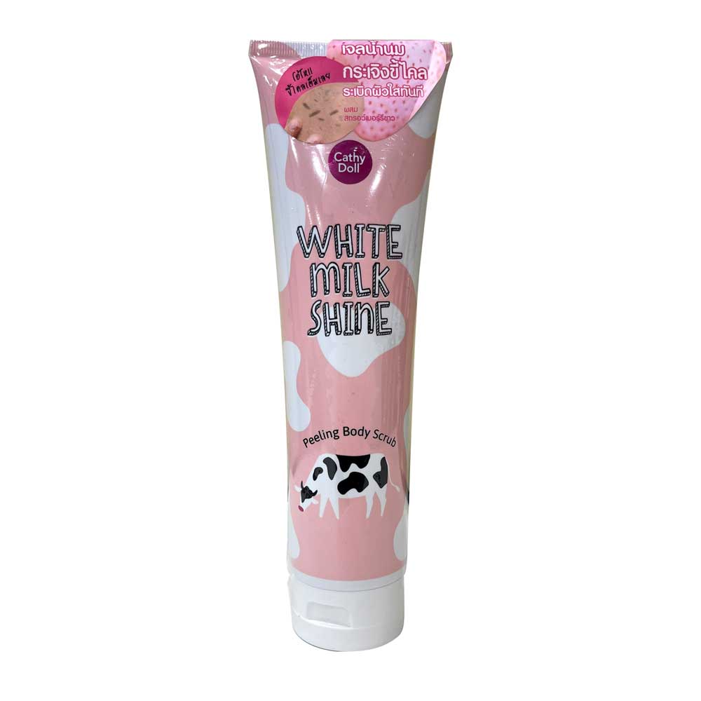 Tẩy Tế Bào Chết Toàn Thân Sữa Bò Cathy Doll White Milk Shine Peeling Body Scrub