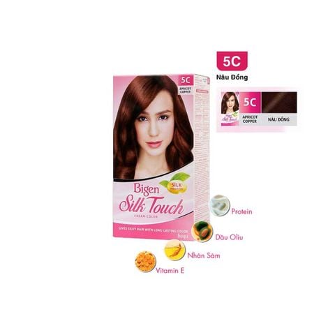  Kem Nhuộm Tóc Phủ Bạc Bigen Silk Touch 