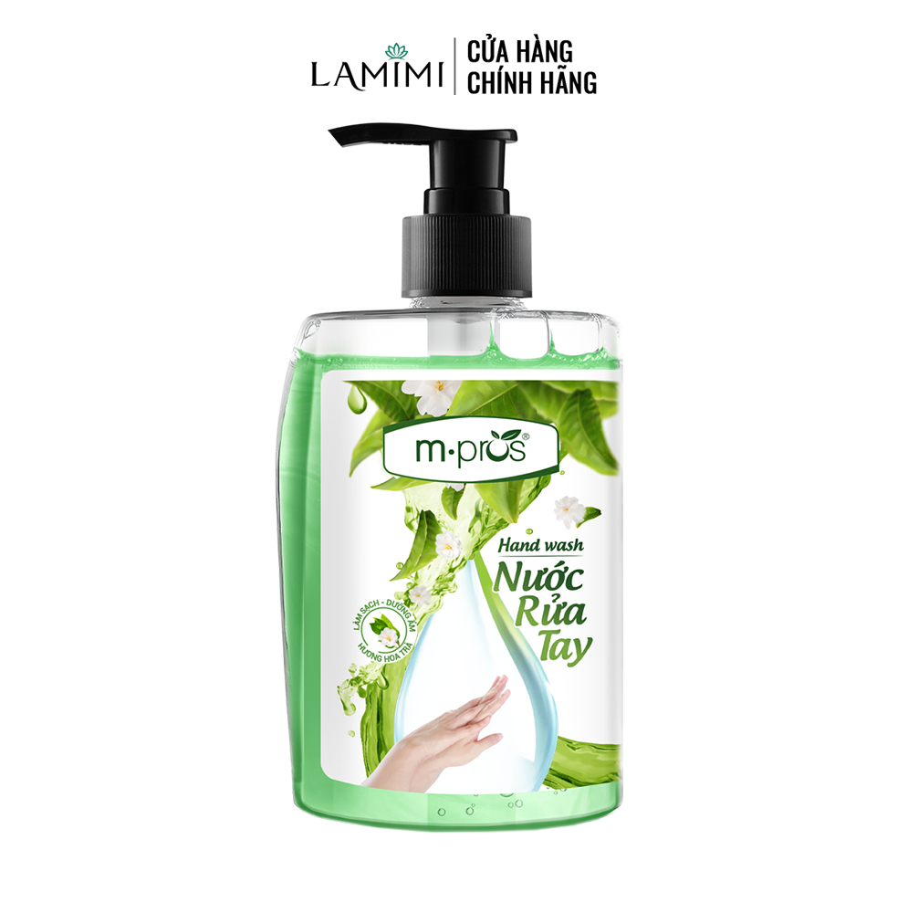 Nước Rửa Tay Diệt Khuẩn M.pros Hoa Trà Trắng