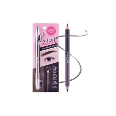  Chì Kẻ Mày 2 Màu Trong 1 Cathy Doll 2-Tone Eyebrow Pencil 