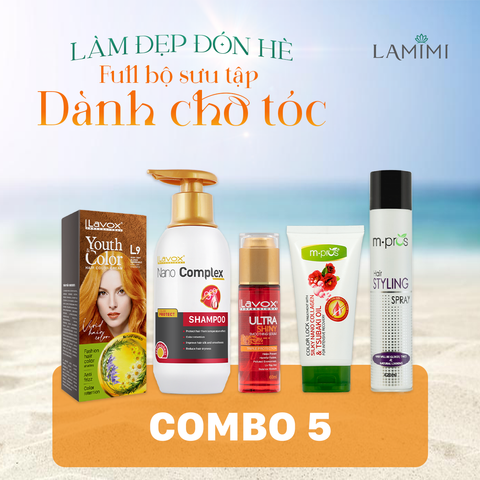  BST Chăm Sóc Tóc Cho Nàng Seri Nhuộm - Tạo Kiểu Cứng - Gội Giữ Màu - Hấp Khóa Màu - Serum Dưỡng Bóng 