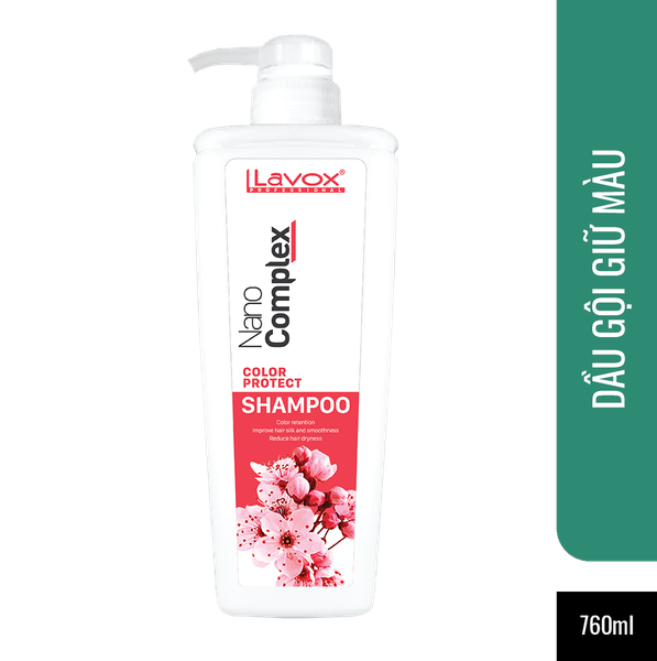 Dầu Gội Giữ Màu Lavox Nanocomplex - Hương Sakura