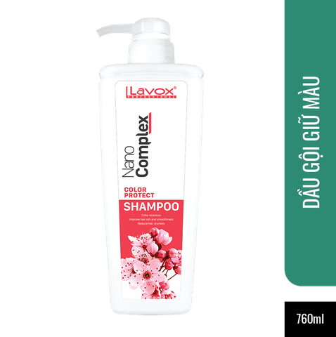  Dầu Gội Giữ Màu Lavox Nanocomplex - Hương Sakura 