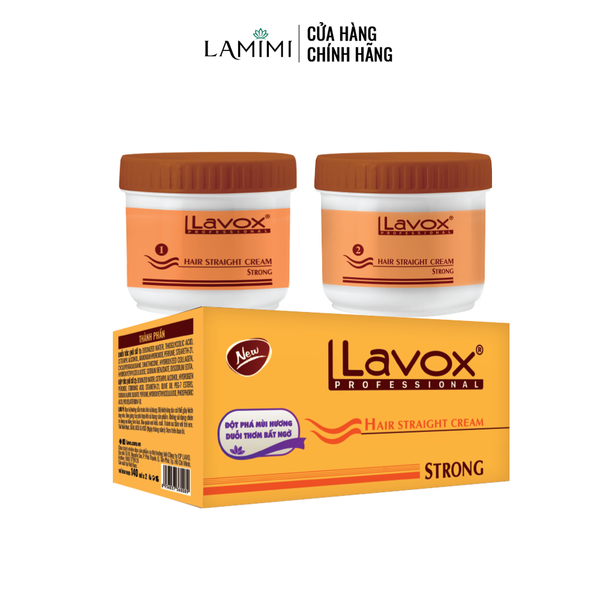 Lavox Kem Duỗi Thẳng Tóc - Cam 