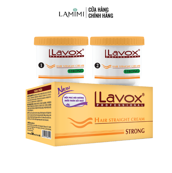 Lavox Kem Duỗi Thẳng Tóc - Cam