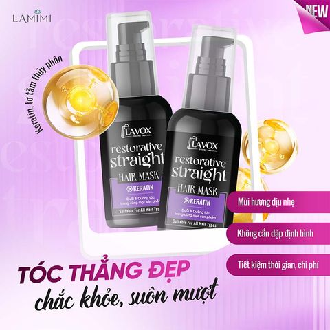  Duỗi Hấp Phục Hồi Keratin Lavox Online Shopping 