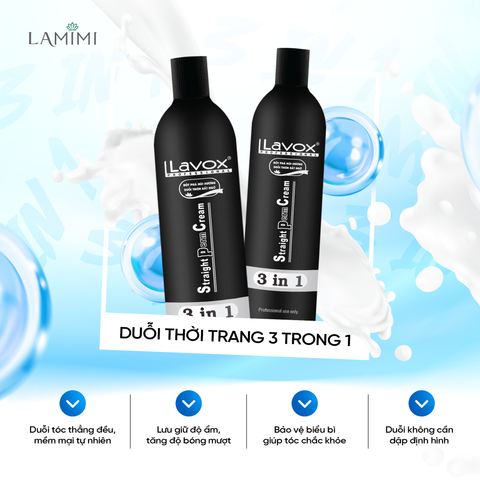  Duỗi Thời Trang 3 Trong 1 Lavox 