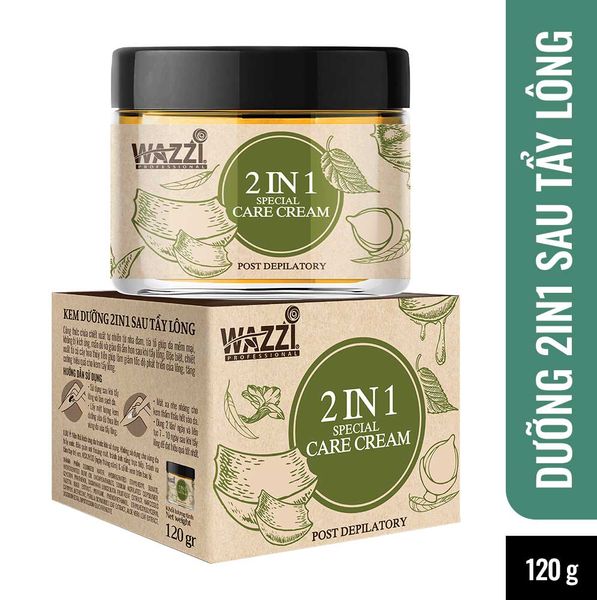  Kem Dưỡng 2in1 Sau Tẩy Lông Wazzi 