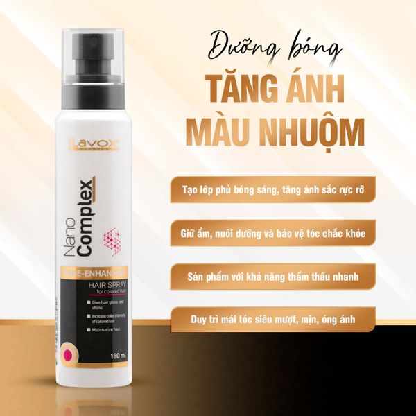  Dưỡng Bóng Tăng Ánh Màu Nhuộm Lavox Nano Complex 
