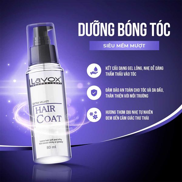  Dưỡng Bóng Tóc Siêu Mềm Mượt Lavox 