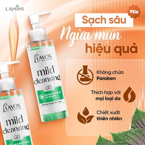  Gel Rửa Mặt Dịu Nhẹ Lavox Online Shopping 