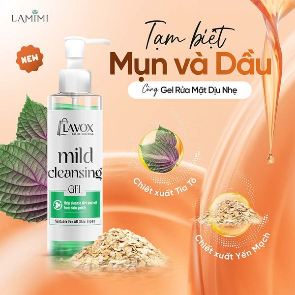  Gel Rửa Mặt Dịu Nhẹ Lavox Online Shopping 