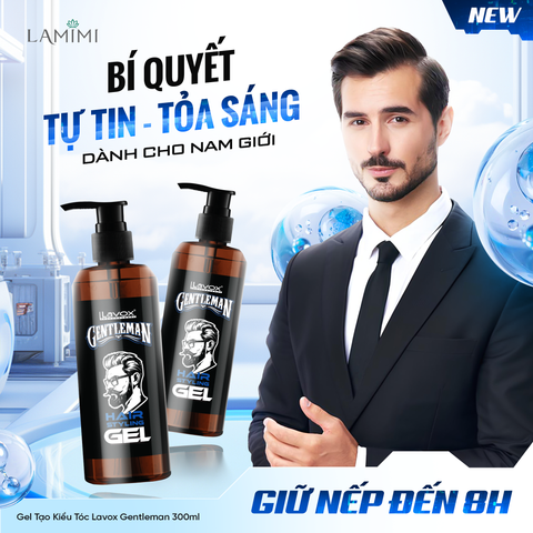  Gel Tạo Kiểu Tóc Lavox Gentleman 
