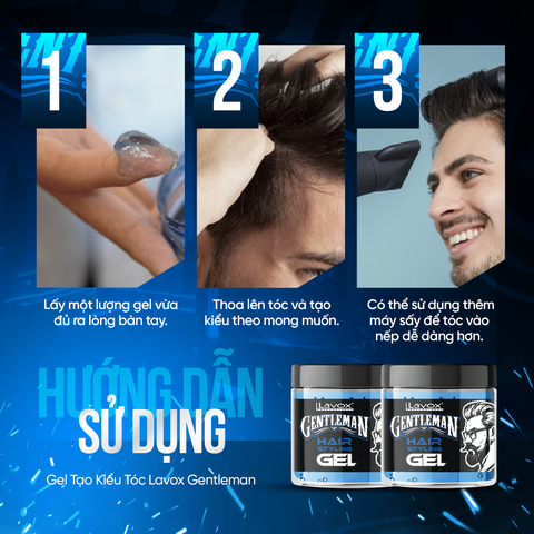  Gel Tạo Kiểu Tóc Lavox Gentleman 