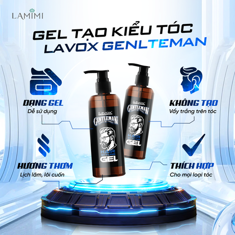  Gel Tạo Kiểu Tóc Lavox Gentleman 