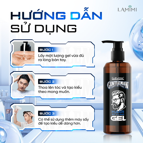  Gel Tạo Kiểu Tóc Lavox Gentleman 