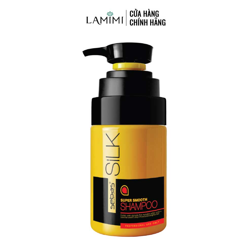 Dầu Gội Tơ Tằm Siêu Mềm Mượt (Giữ Màu) Sebas 500ml