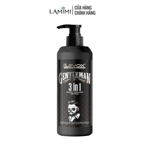 Dầu Gội – Xả – Tắm 3 in 1 Lavox Gentleman