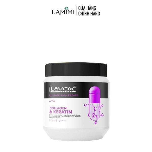 Hấp Dầu Phục Hồi Tóc – Collagen, Keratin Lavox