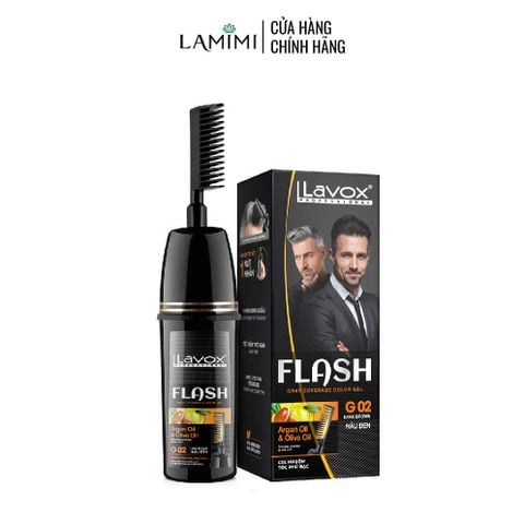  Gel Lược Nhuộm Phủ Bạc Argan Oil & Olive Oil Flash 