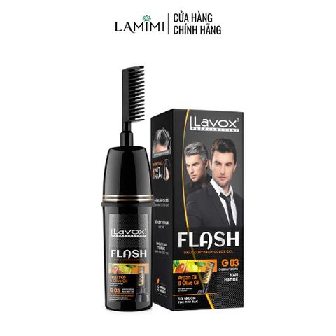  Gel Lược Nhuộm Phủ Bạc Argan Oil & Olive Oil Flash 