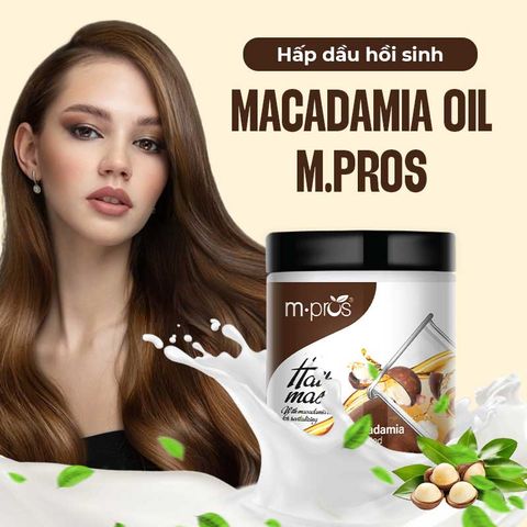  Hấp Dầu Hồi Sinh Macadamia Oil M.pros 600g 
