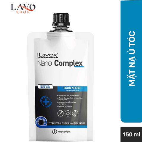  MẶT NẠ Ủ TÓC PHỤC HỒI CHUYÊN SÂU DÀNH CHO TÓC HƯ TỔN LAVOX NANOCOMPLEX 