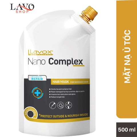  MẶT NẠ Ủ TÓC PHỤC HỒI CHUYÊN SÂU DÀNH CHO TÓC HƯ TỔN LAVOX NANOCOMPLEX 