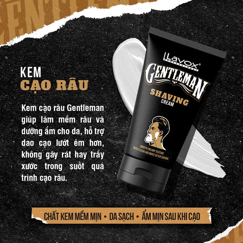 Kem Cạo Râu Lavox Gentleman