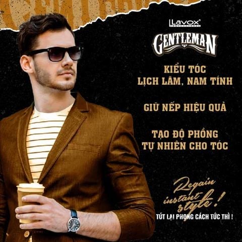  Keo Xịt Tạo Kiểu Tóc Lavox Gentleman 