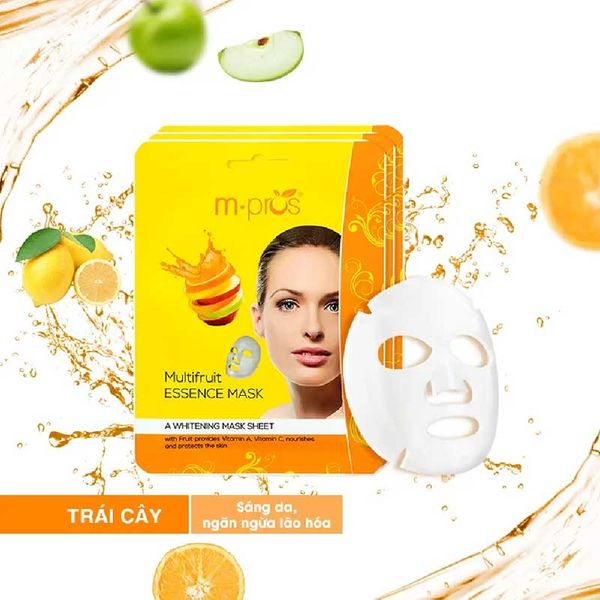  Combo 10 Mặt Nạ Dưỡng Trắng Da M.pros 35g - Trái cây 