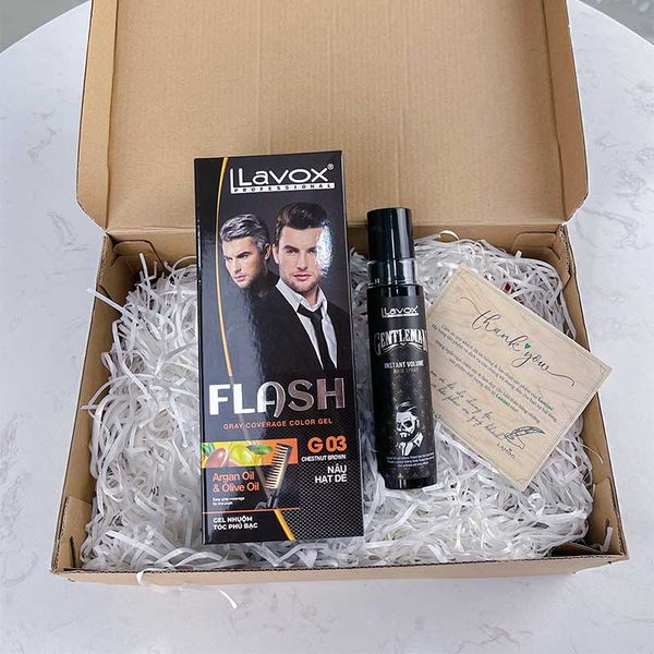  Combo Phủ Bạc - Xịt Phồng Lavox 
