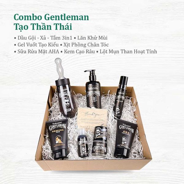 Combo Tạo Thần Thái Gentleman Lamimi