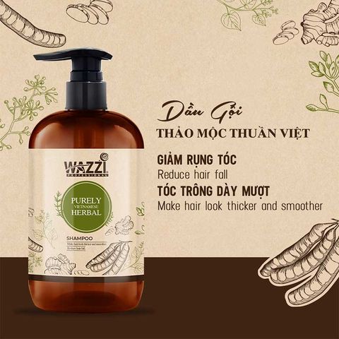  Dầu Gội Thảo Mộc Thuần Việt Wazzi 