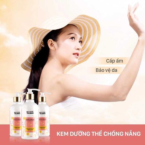  Kem Dưỡng Thể Chống Nắng Wazzi 