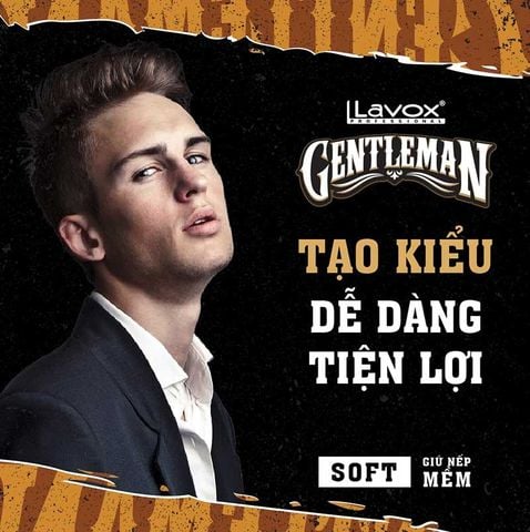  Gel Vuốt Tóc Tạo Kiểu Lavox Gentleman – Mềm 