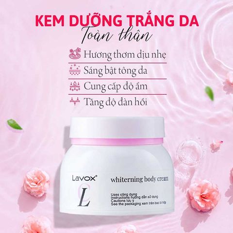  Kem Trắng Da Toàn Thân Lavox 